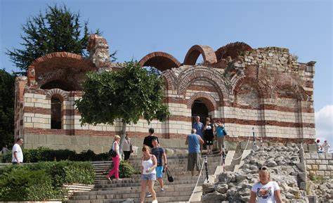 Starý Nesebar panorama historického poloostrova