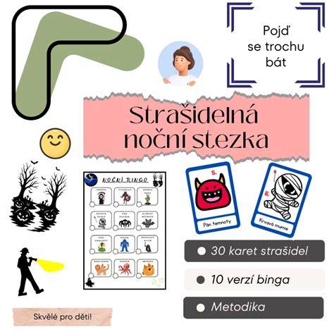 noční strašidelná stezka v lese