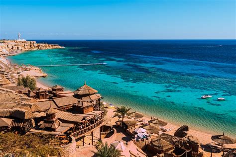 Sharm El Sheikh pobřeží a Rudé moře