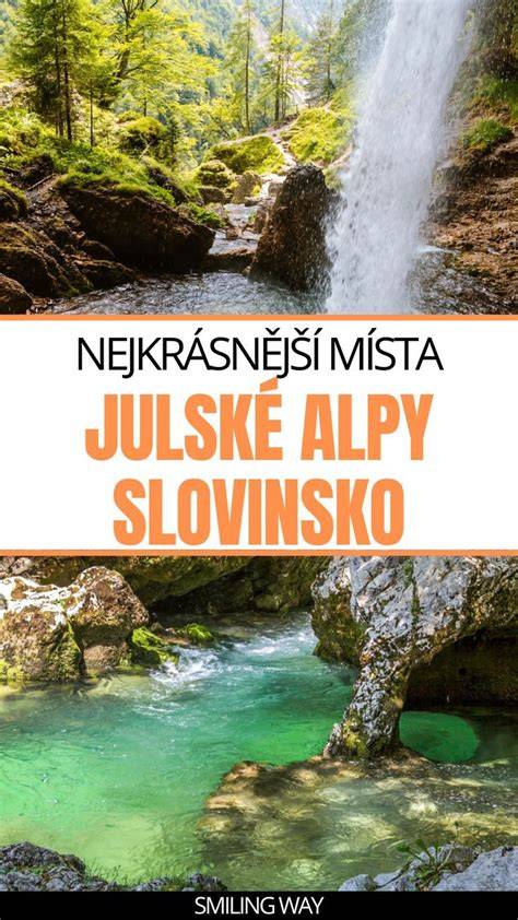 Mapa výletů v Julských Alpách