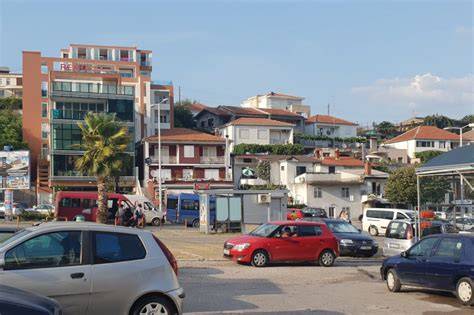 Mapa Velká pláž Ulcinj centrum