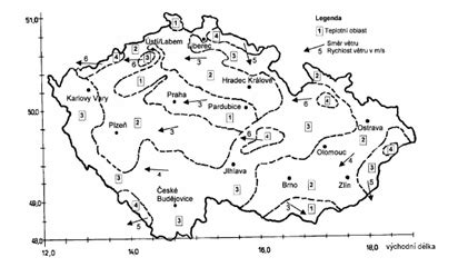Mapa klimatických oblastí Maroka