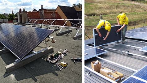 Střecha terminálu s fotovoltaickými panely