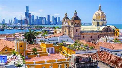 Cartagena historické centrum Karibik