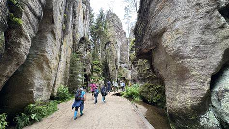 Adršpašské skály bez davů turistů