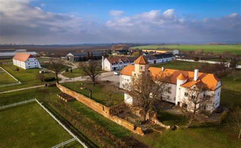 Zámek Vlasatice s jízdárnou a pozemky