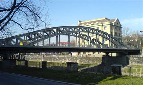 Most Miloše Sýkory během bojů 1945