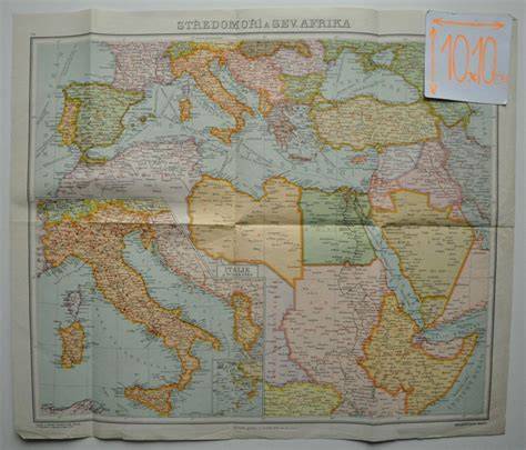 Mapa jachtařských destinací Středomoří