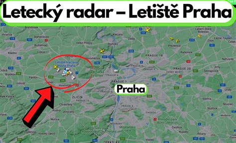 Mapa přímých letů z Prahy