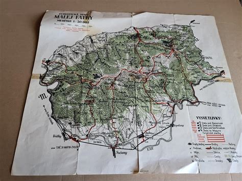 Mapa Malé Fatry a výletů