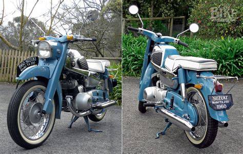 Historický motocykl Suzuki Colleda TT