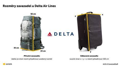 Rozměry příručního zavazadla Delta Air Lines