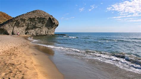 Pobřeží Costa de Almería z ptačí perspektivy