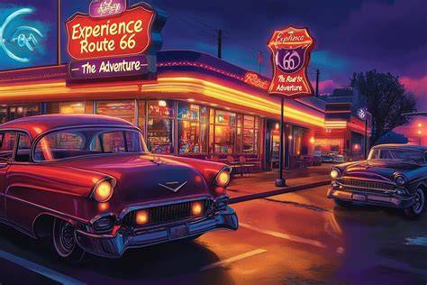 retro cestování a Route 66