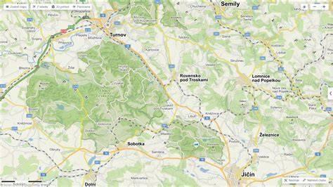 Mapa biotopů Českého ráje
