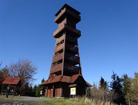 Schéma konstrukce dřevěné rozhledny