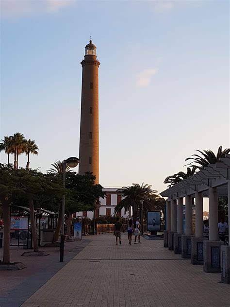 Duny Maspalomas a maják Gran Canaria