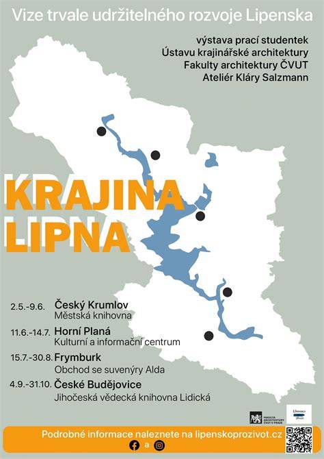mapa chorvatských marin a Lipna