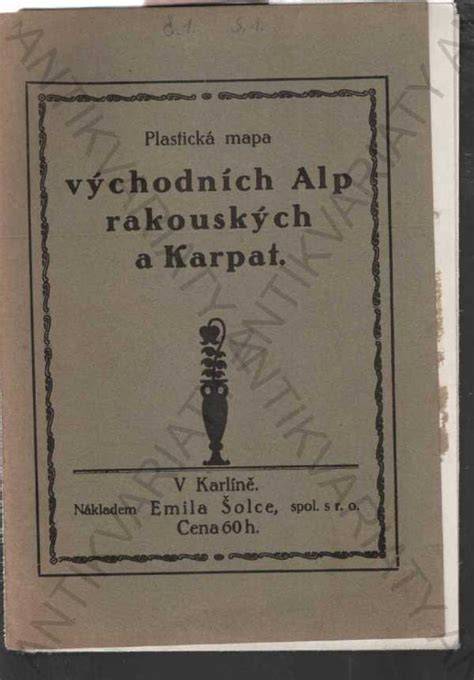 Turistická mapa rakouských Alp a regionů
