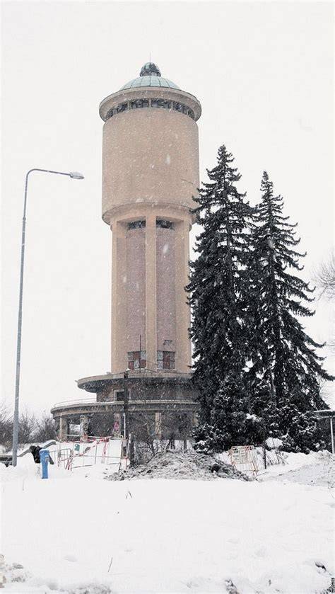 Kolínská vodárenská věž panorama Polabí