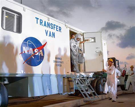 Autobusová prohlídka startovacích ramp NASA