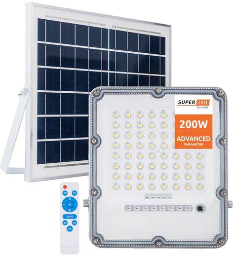 Solární LED lampa 200 W s powerbankou