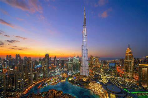Dubaj Burdž Chalífa panorama