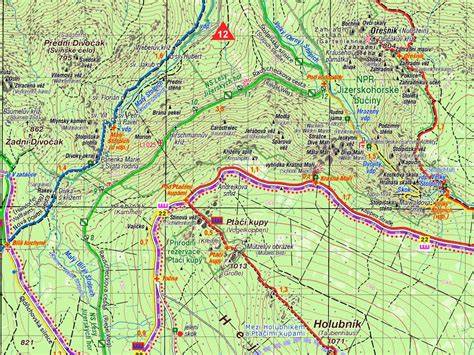 Turistická mapa Jizerských hor