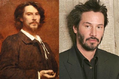 Portrét z roku 1800 a Keanu Reeves