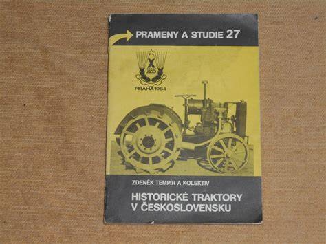 historické traktory v muzeální expozici