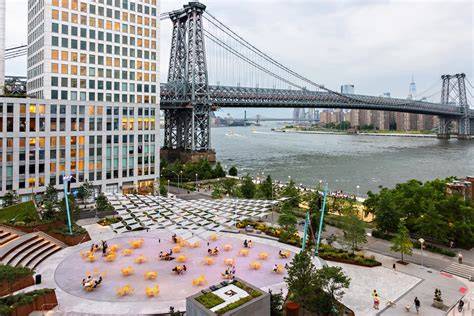 Domino Park panorama Manhattanu