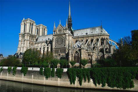 Notre-Dame v Paříži gotická katedrála