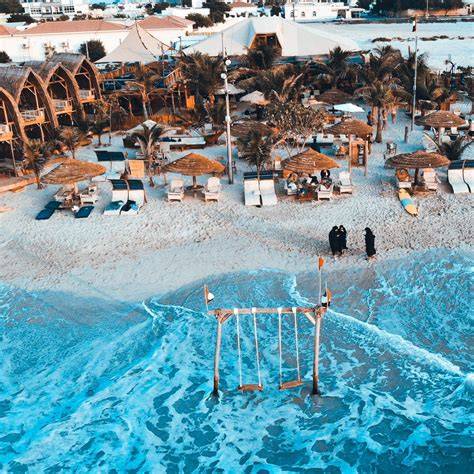 Windsurfing na pobřeží Umm Al Quwain