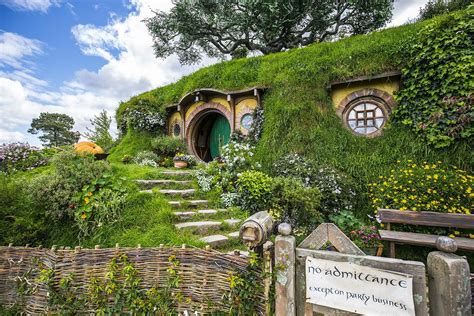 Hobbiton filmová vesnice Matamata
