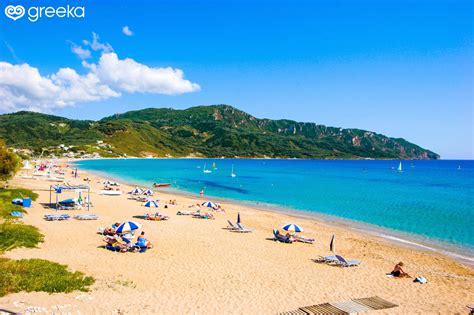 Agios Georgios Pagon písečná pláž