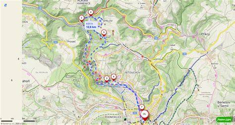 OpenStreetMap turistická stezka v horách