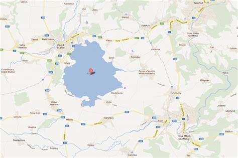 Vodní nádrž Rozkoš mapa okolí