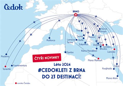Mapa evropských destinací pro rodiny