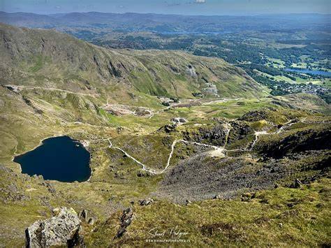 Výhled z Old Man of Coniston