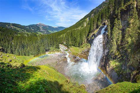 Krimmelské vodopády Krimmler Wasserfälle