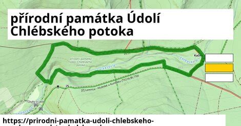 údolí Kopaninského potoka turistická cesta