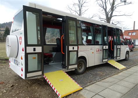 bezbariérový autobus Praha piktogram vozíku