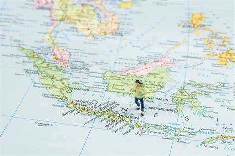 Mapa Bali s hlavními letovisky a hotely