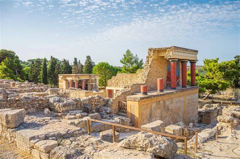 Kréta pláže palác Knossos