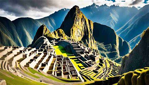 Machu Picchu za ranní mlhy