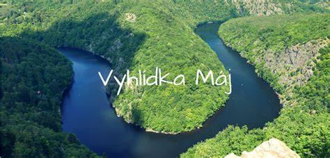 Vyhlídka Máj a meandr Vltavy