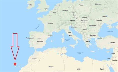 Kanárské ostrovy mapa a pláže