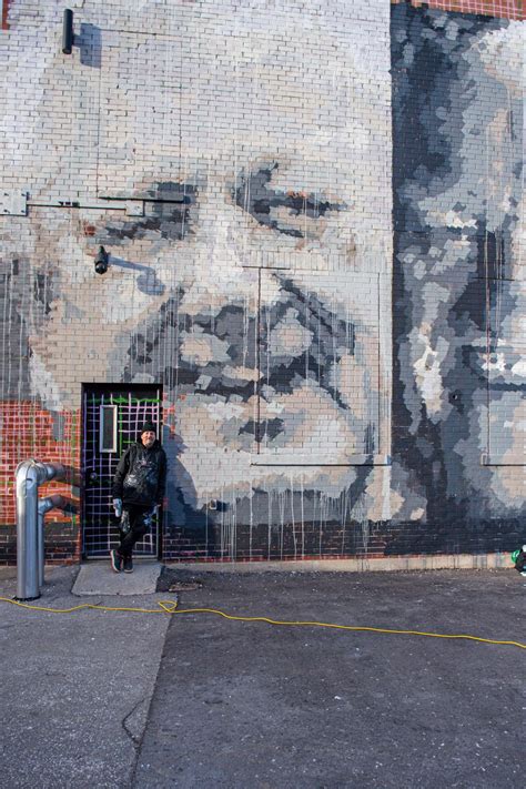 David Strauzz portrétní mural Argentinská