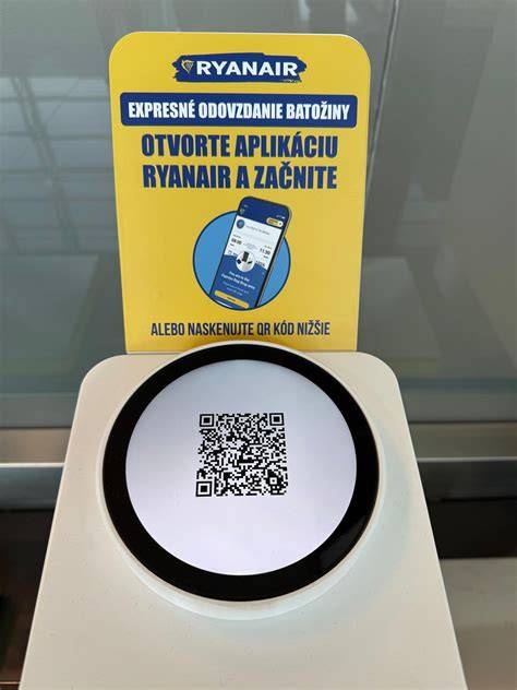Přepážka odbavení Ryanair na letišti