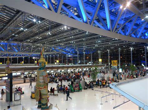 Letiště Bangkok Suvarnabhumi mapa terminálu